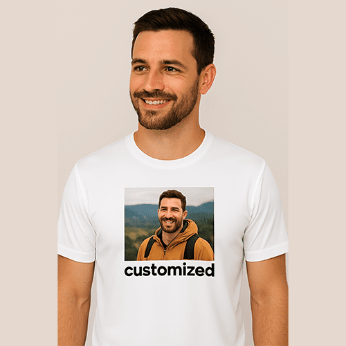 Dry Fit White Round Neck - Image 2