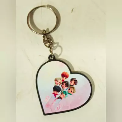 heart-plastic-metal-keychain